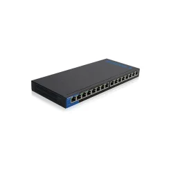 Outlet Linksys 16-Port Gigabit Ethernet Unmanaged Switch, 10/100/1000 Mbps (LGS116)