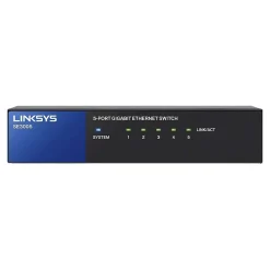 Online Linksys 5-Port Gigabit Ethernet Unmanaged Switch, Black (SE3005)