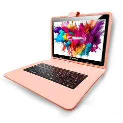 10.1" OCTA CORE Android 13 Tablet Bundle with Keyboard Case Backpack and Pen, 128GB (F10XIPGCLOPEABA)<Linsay Best