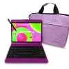 12 OCTA CORE 8GB RAM 256GB STORAGE Android 14 BUNDLE with PURPLE KEYBOARD CASE and TABLET BRIEFCASE<Linsay Clearance