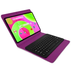 12 OCTA CORE 8GB RAM 256GB STORAGE Android 14 BUNDLE with PURPLE KEYBOARD CASE and TABLET BRIEFCASE<Linsay Clearance