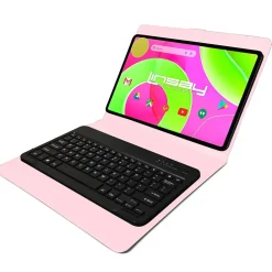 12 OCTA CORE 8GB RAM 256GB STORAGE Android 14 BUNDLE with PINK KEYBOARD CASE and TABLET BRIEFCASE<Linsay New
