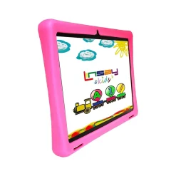 10.1" Tablet with Case, WiFi, 2GB RAM, 64GB Storage, Android 13, Black/Pink (F10IPKIDSP)<Linsay New