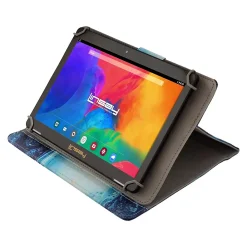 10.1" Tablet with Ocean Marble Case, 2GB RAM, 64GB Storage, Android 13, Black (F10IPCMO)<Linsay Hot