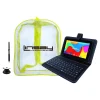 7" Tablet with Pop-Up Holder, Stylus, Black Case & Backpack, WiFi, 2GB RAM, 64GB Storage, Android 13 (F7UHDCKBAGP)<Linsay Best