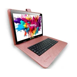 Octa Core 10.1" Tablet, 4GB RAM, 128GB Storage, Android 13 OS, Bundled with Keyboard Case, Briefcase & Stylus Pen<Linsay New