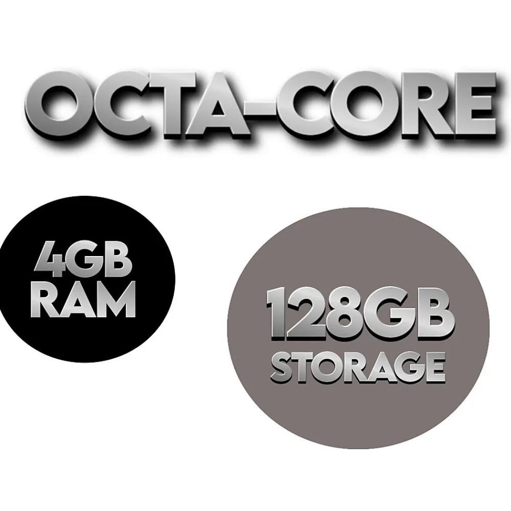 10.1"OCTA CORE 128GB Storage Android 13 Tablet with Blue Style Keyboard and Pen Stylus<Linsay New