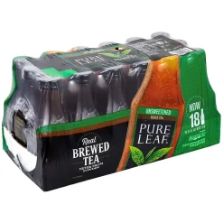 Lipton Pure Leaf Unsweetened Iced Black Tea, 18-Pack/16.9 oz (220-02027)