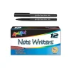 Markers|Southwest School Supply Liqui-Mark Note Writer Fiber Point Markers, Black, 12Ea/Dz (14940BKBX)