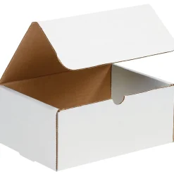 Clearance Partners Brand Literature Mailers, 9" x 6 1/2" x 4", White, 50/Bundle (ML964)