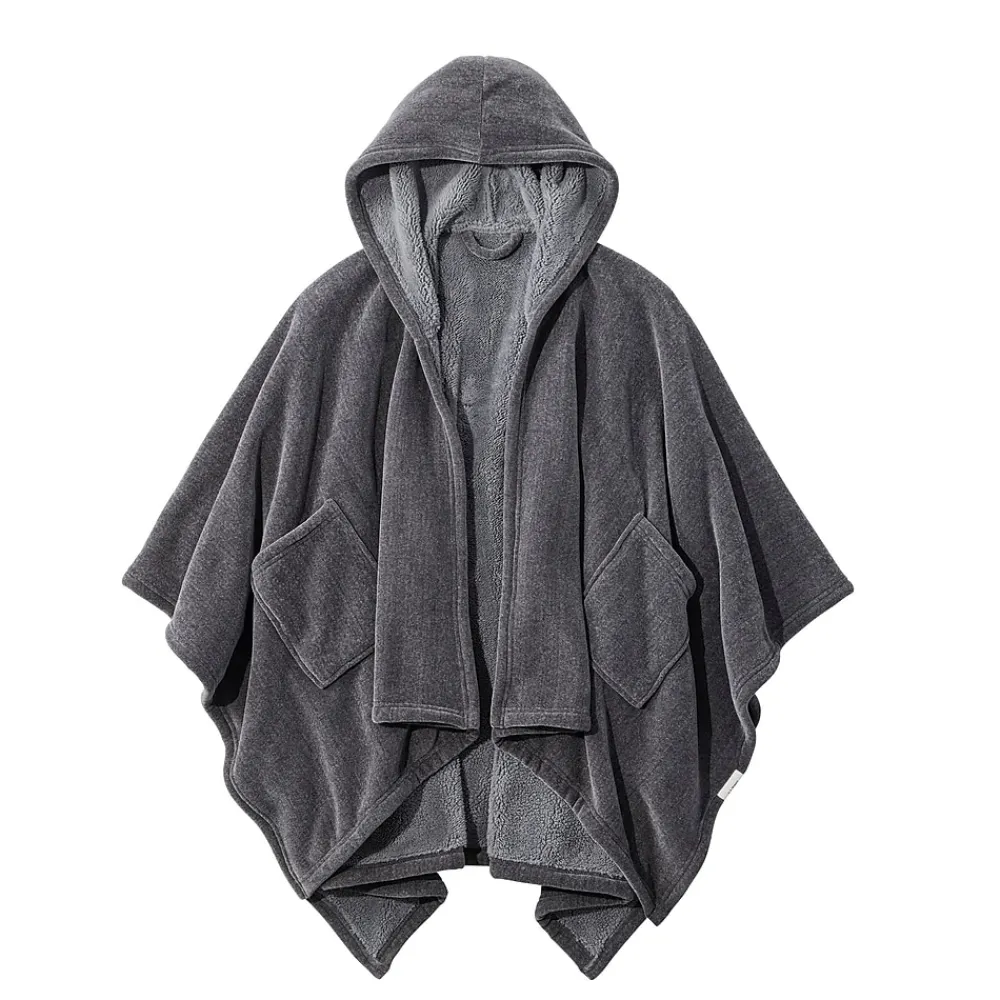 Cozy Chenille Wearable Throw, Gray (1000248683)<L.L.Bean Best