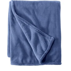 Wicked Plush Throw, Deep Blue, Large (0SAG202000)<L.L.Bean Outlet