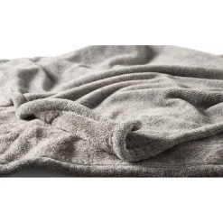 Wicked Plush Throw, Large, Charcoal Gray Heather (1000095161)<L.L.Bean Outlet