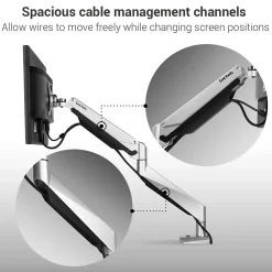 Best Loctek Adjustable Monitor Mount, Up to 27
