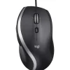 Sale Logitech Advanced Ergonomic Ambidextrous Optical USB Mouse, Black (910-007476)