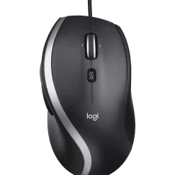 Sale Logitech Advanced Ergonomic Ambidextrous Optical USB Mouse, Black (910-007476)