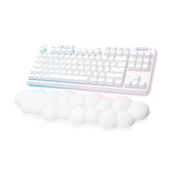 Clearance Logitech Aurora G715 Wireless Ergonomic Gaming Keyboard, White Mist (920-010453)