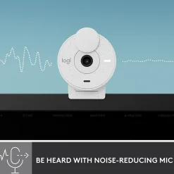 Logitech Brio 300 Full HD 1080p Webcam, 2 Megapixels, Off-White (960-001441)