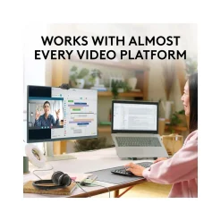 Sale Logitech Brio 100 Full HD 1080p Webcam, 2 Megapixels, Graphite (960-001580)