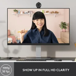 Best Logitech Brio 300 HD 1080p Webcam, 2 Megapixels, Graphite (960-001497)