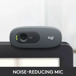 Sale Logitech C270 HD Webcam with Noise-Reducing Mics for Video Calls