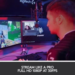 Best Logitech C922 Pro Stream Webcam 1080P Camera for HD Video Streaming, Black (960-001087)