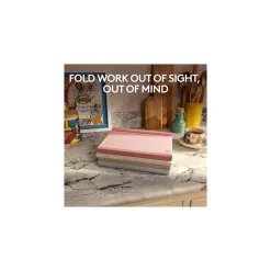 Casa Pop-Up Desk Work From Home Kit: Laptop Stand, Keyboard, Touchpad & Storage, Bohemian Blush (920-011237)<Logitech New