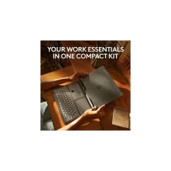 Casa Pop-Up Desk Work From Home Kit: Laptop Stand, Keyboard, Touchpad & Storage, Classic Chic (920-011236)<Logitech Online