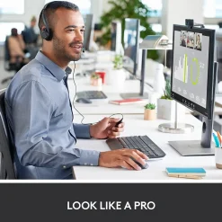 Online Logitech C920S Pro 1080p HD Webcam, Black (960-001257)