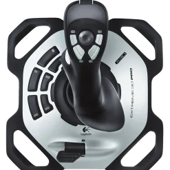 Online Logitech Extreme 3D Pro Joystick with Precision Twist Rudder Control for PC/Mac, Cable Connectivity, Black (963290-0403)
