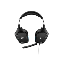 Logitech G432 981-000769 Wired 7.1 Surround Sound Wired Gaming Headset, Black