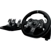 Hot Logitech G G920 Driving Force 941-000121 Gaming Steering Wheel Xbox One & PC, Cable, Black