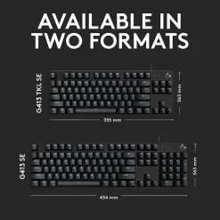 Discount Logitech G G413 TKL SE Gaming Mechanical Keyboard, Black (920010442)