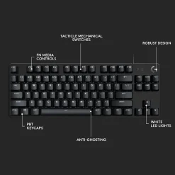 Discount Logitech G G413 TKL SE Gaming Mechanical Keyboard, Black (920010442)