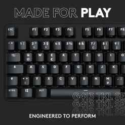 Discount Logitech G G413 TKL SE Gaming Mechanical Keyboard, Black (920010442)