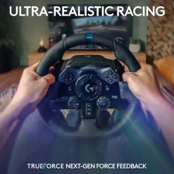 Hot Logitech G G923 TRUEFORCE Sim Racing Wheel and Pedals for PS5, PS4 and PC, Black (941-000147)