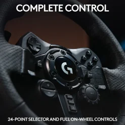 Hot Logitech G G923 TRUEFORCE Sim Racing Wheel and Pedals for PS5, PS4 and PC, Black (941-000147)
