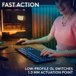 New Logitech G G915 X Linear Gaming Mechanical Keyboard, Black (920-012950)