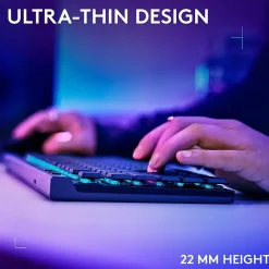 Sale Logitech G515 LIGHTSPEED TKL Wireless Gaming Mechanical Keyboard, Black (920-012423)