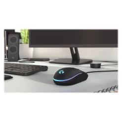 Clearance Logitech G203 LIGHTSYNC Optical Gaming Mouse, Black (910-005790)