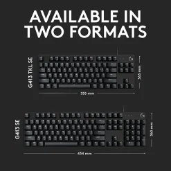 Sale Logitech G413 SE Gaming Mechanical Keyboard, Black (920010433)