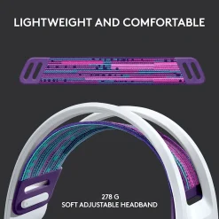 Outlet Logitech G Series G733 Wireless Over-the-Ear Gaming Headset, (981-000882) White