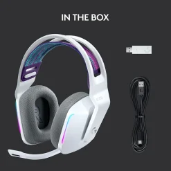 Outlet Logitech G Series G733 Wireless Over-the-Ear Gaming Headset, (981-000882) White