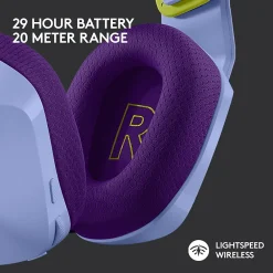 Hot Logitech G Series G733 Wireless Over-the-Ear Gaming Headset, (981-000889) Lilac
