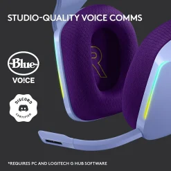Hot Logitech G Series G733 Wireless Over-the-Ear Gaming Headset, (981-000889) Lilac