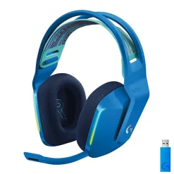 Discount Logitech G Series G733 Wireless Over-the-Ear Gaming Headset, Blue (981-000942)