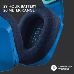 Discount Logitech G Series G733 Wireless Over-the-Ear Gaming Headset, Blue (981-000942)