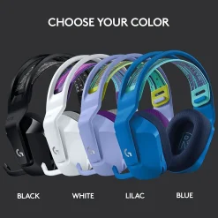 Discount Logitech G Series G733 Wireless Over-the-Ear Gaming Headset, Blue (981-000942)