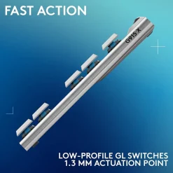 Hot Logitech G Series G915 X LIGHTSPEED TKL Wireless Tactile Gaming Keyboard, White (920-012732)