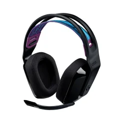 Logitech G535 Wireless Stereo Over-the-Ear Gaming Headset, Black (981-000971)